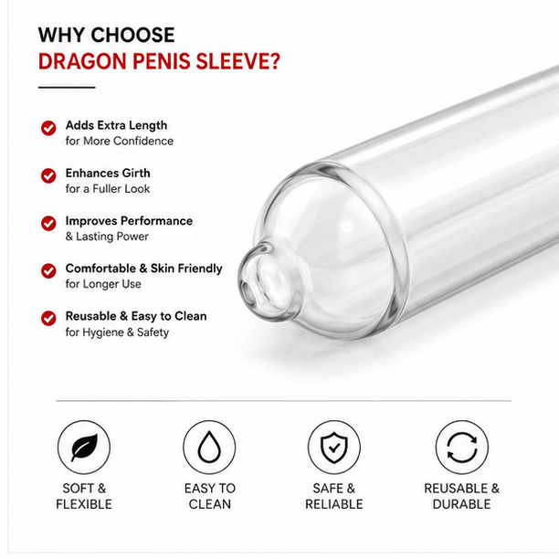 FURVIC Dragon Penis Sleeve 6 Inch – Textured Silicone Sleeve | Discreet COD thumbnail 3